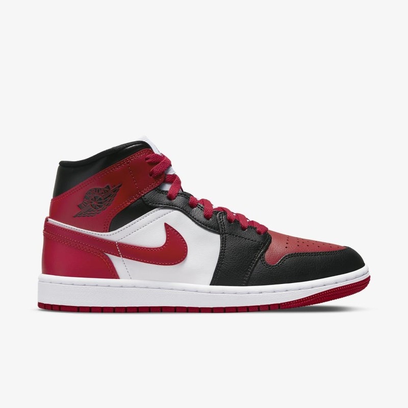 Nike Air Jordan 1 Mid “Bred Toe” Women's) Air Jordan 1 Mid 'Alternate Bred Toe' : Amazon.ca